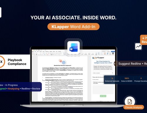 KLapper Word Add-In That Thinks Like Your Best Associate