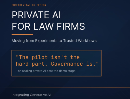 Private AI for Law Firms: From Experiments to Trusted Workflows