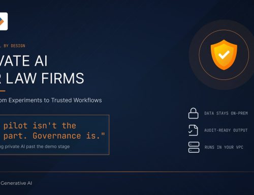 Private AI for Law Firms: From Experiments to Trusted Workflows