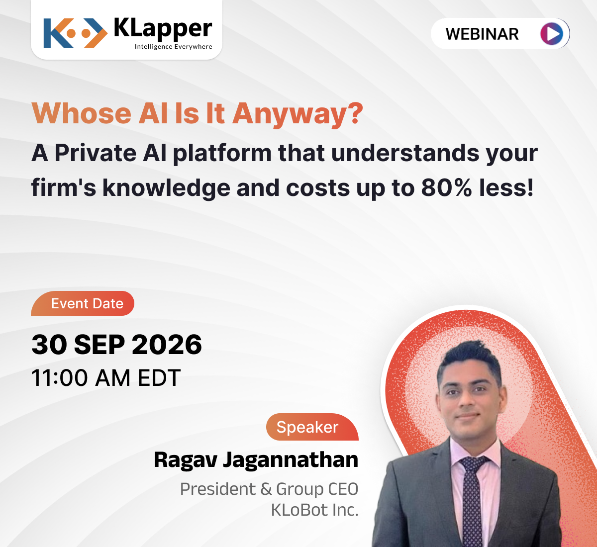 Whose AI Is It Anyway? A Private AI platform that understands your firm’s knowledge, and costs up to 80% less!